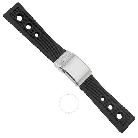 replica breitling rubber strap|aftermarket breitling straps.